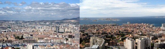 Marseille vu de Notre Dame de la Garde