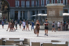 Plaza Mayor entièrement piétonne