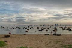 Plage au matin Da Nang