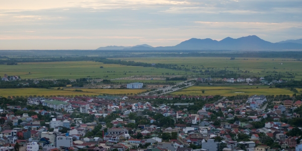 HUÊ VUE DU CIEL matin calme
