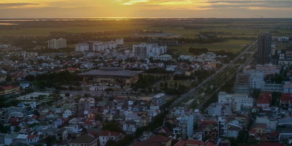 HUÊ VUE DU CIEL aurore
