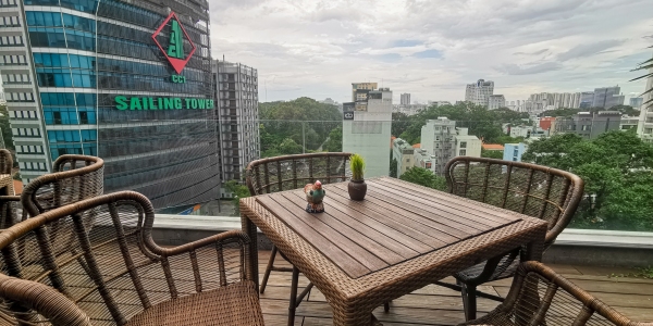 Au Lac Legend Saigon terrasse