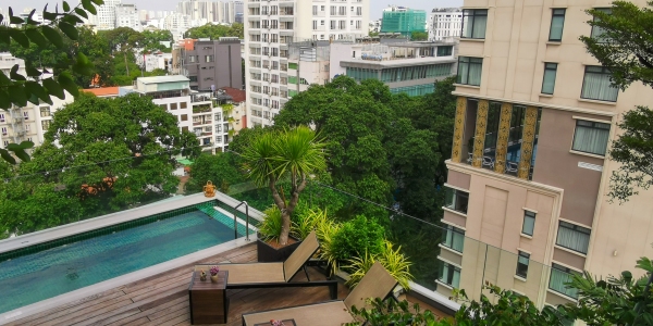 Au Lac Legend Saigon terrasse extérieure