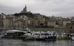 Marseille décembre Notre Dame Vieux Port