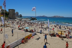 Marseille Plage des Catalans été