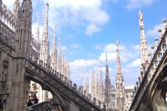 Dôme de Milan les toits