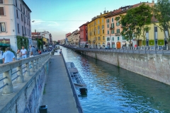 Canal de Navigli à Milan