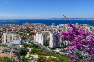Vue de  Notre Dame de la Garde Marseille