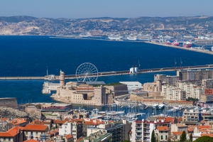 Notre Dame de la Garde Marseille port