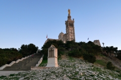 Notre dame de la Garde en hiver