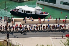 Spectateur en bord de mer