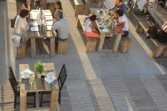 Restaurant chinois avec terrasses