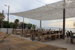 Restaurant romantique en bord de mer
