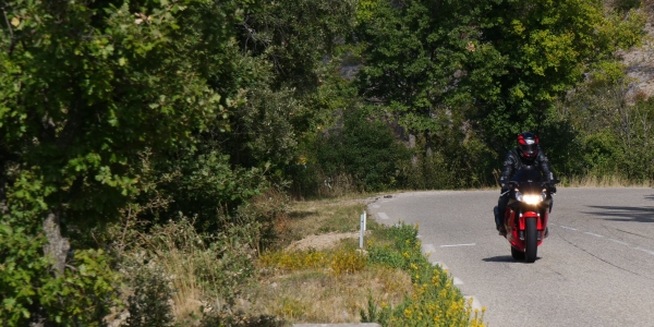 Route des Crêtes en moto