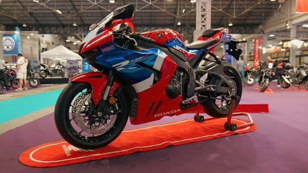 moto sportive Honda HRC au salon de la moto de Marseille
