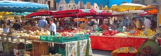 Un marché à Aix en Provence