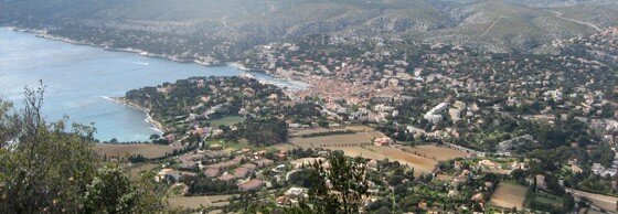 cassis Cassis vue de la Route des Crêtes