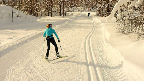 Ski en forêt Serre Chevalier