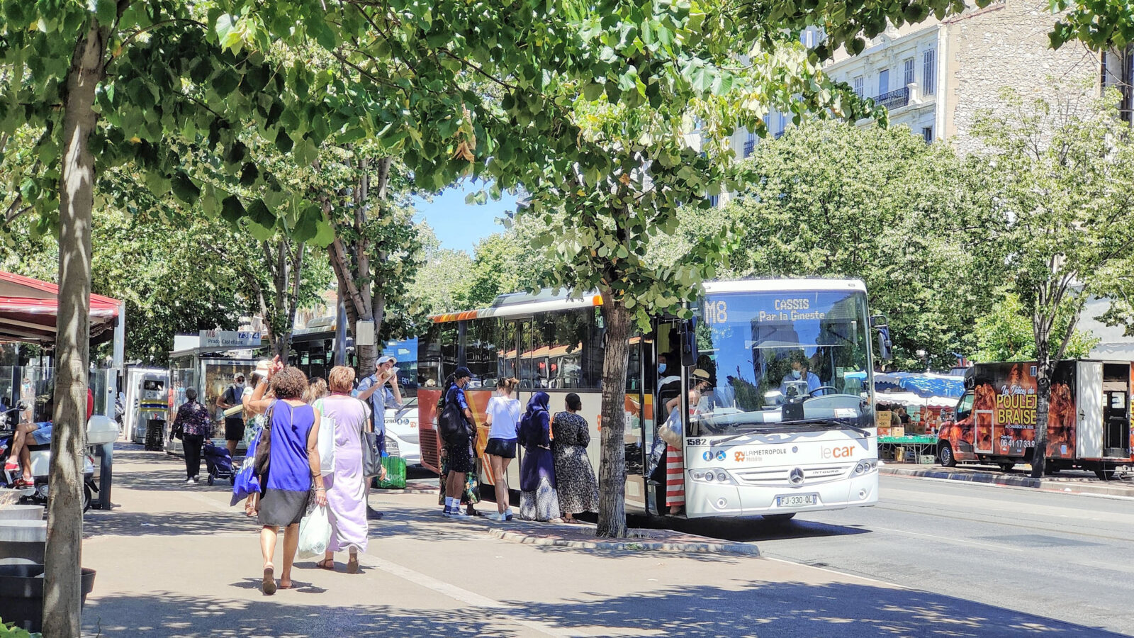 Bus Marseille Cassis La Gineste