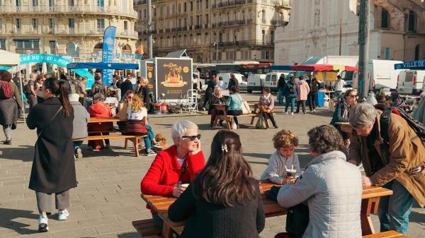 marché du Vieux-Port de Marseille fooding