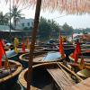 Coconut boat Vietnam
