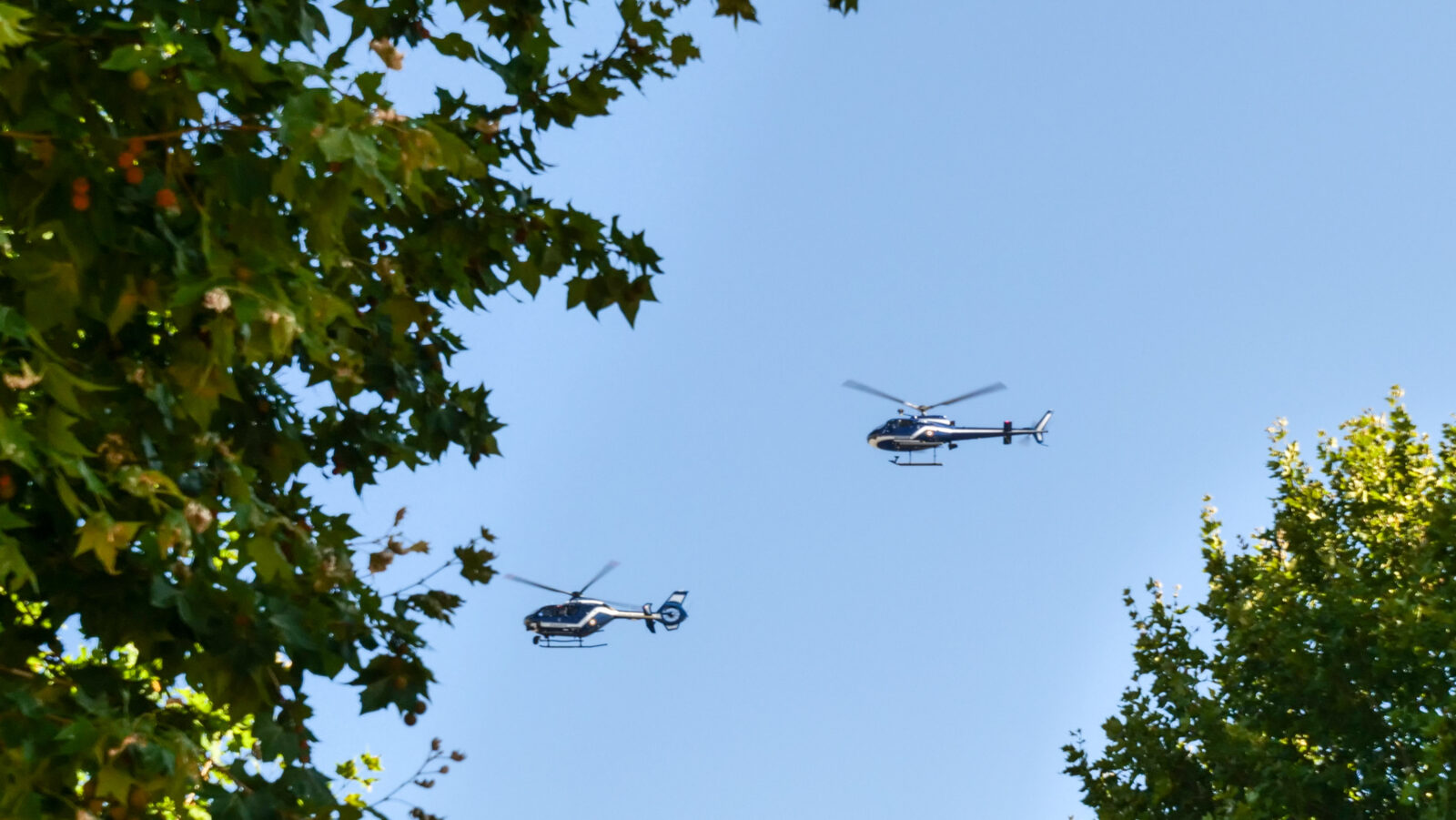 hélicoptère défilé du 14 juillet à Marseille