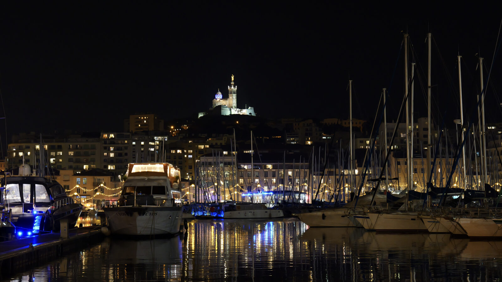 Vieux Port Marseille en hiver