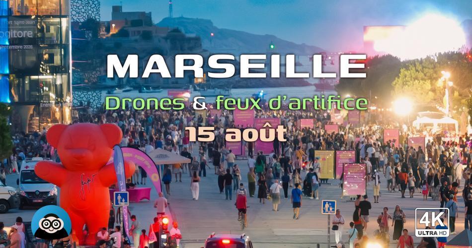 Feu d'artifice 15 août Marseille