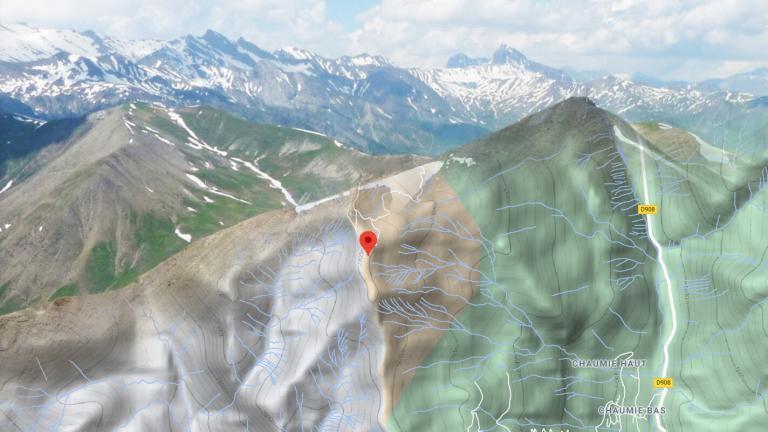 Randonnée dans les Alpes crête de l’Autapie à Colmars