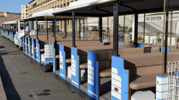 banquette Petit Train Touristique de Marseille