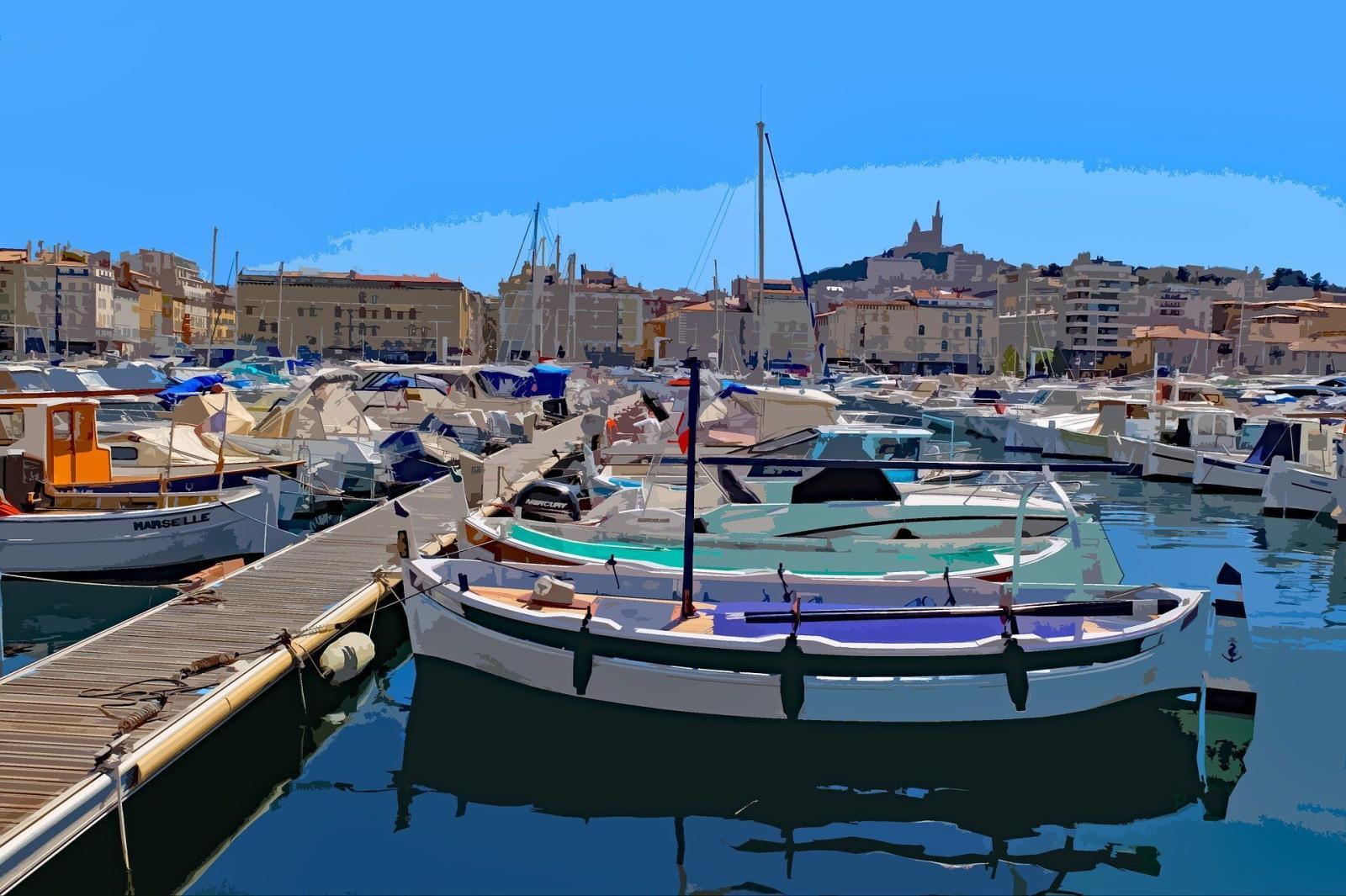 bateau vieux port Marseille