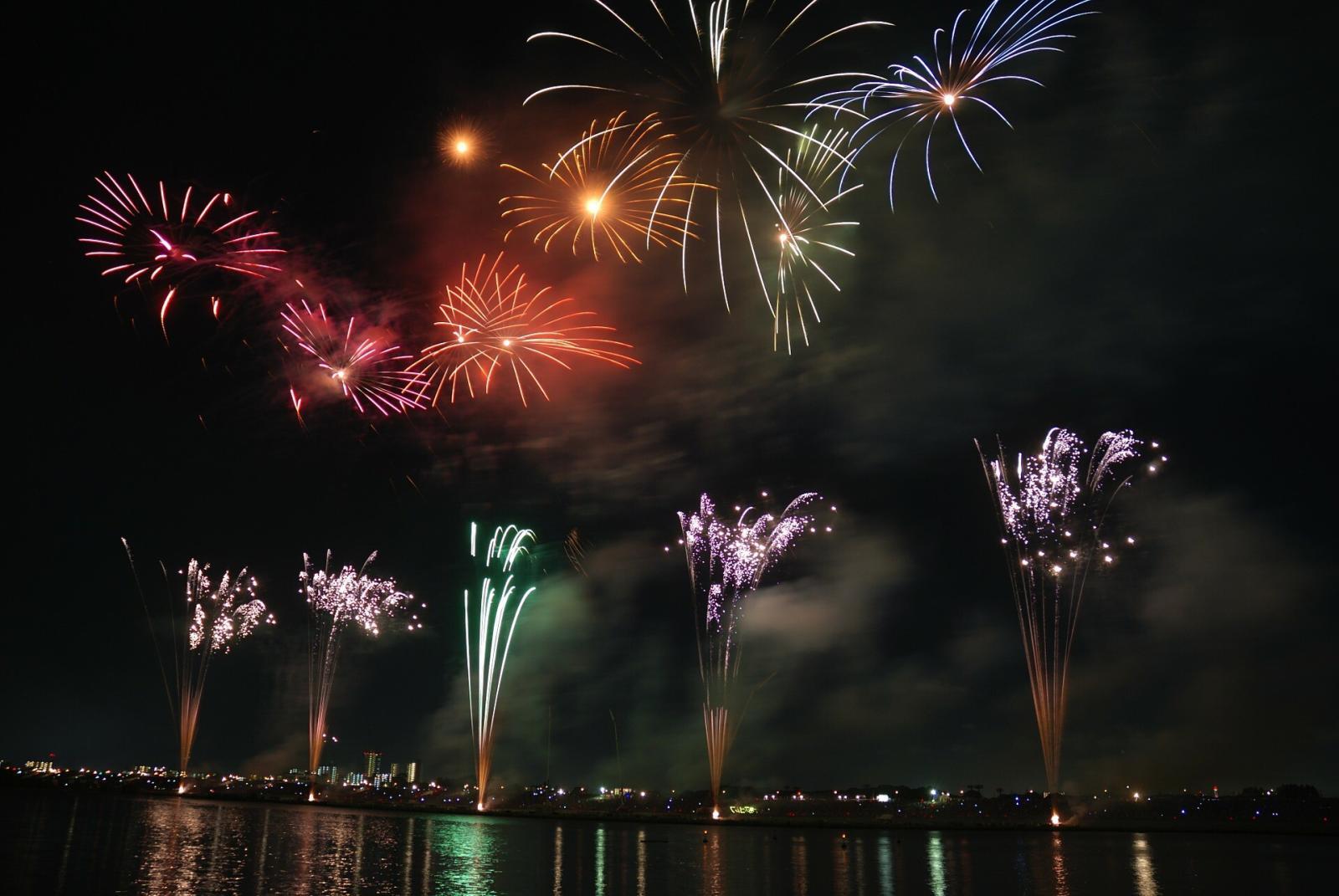 Feu d’artifice à Marseille en Provence