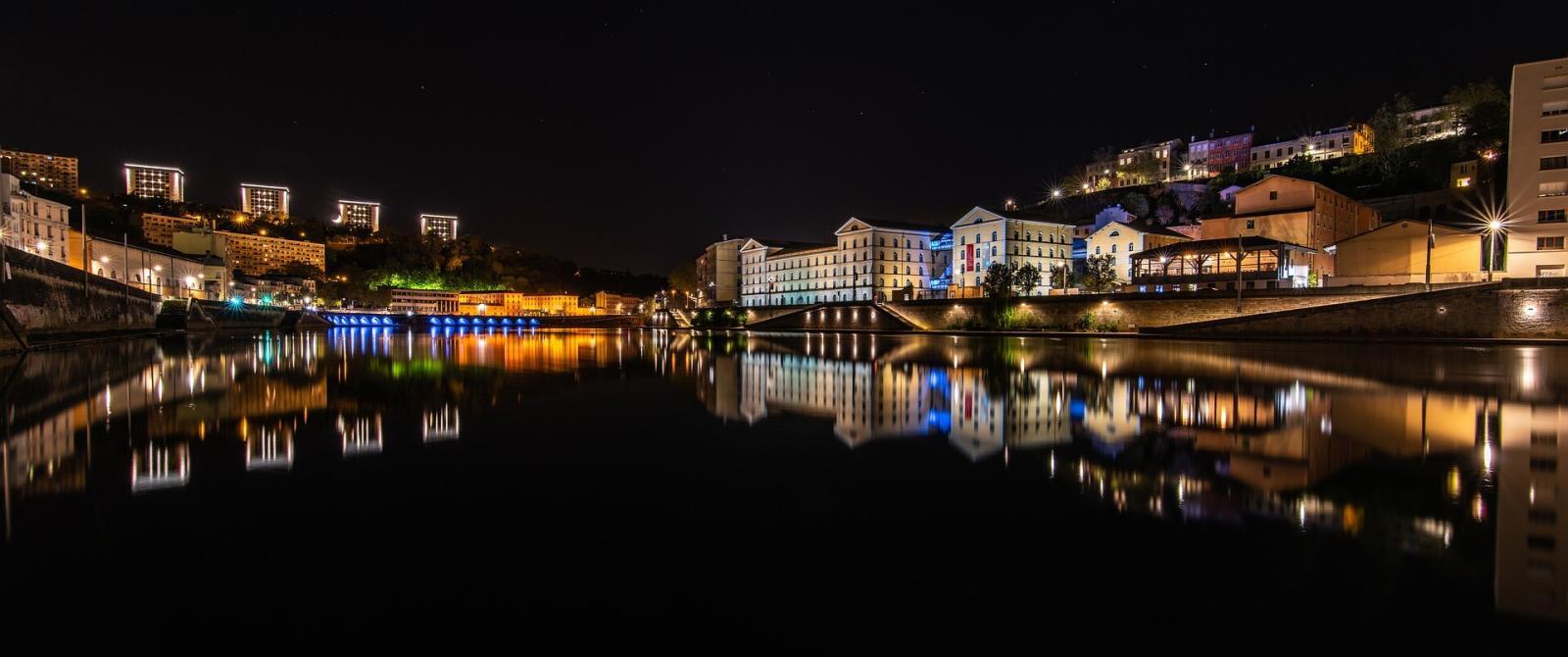 la nuit à Lyon