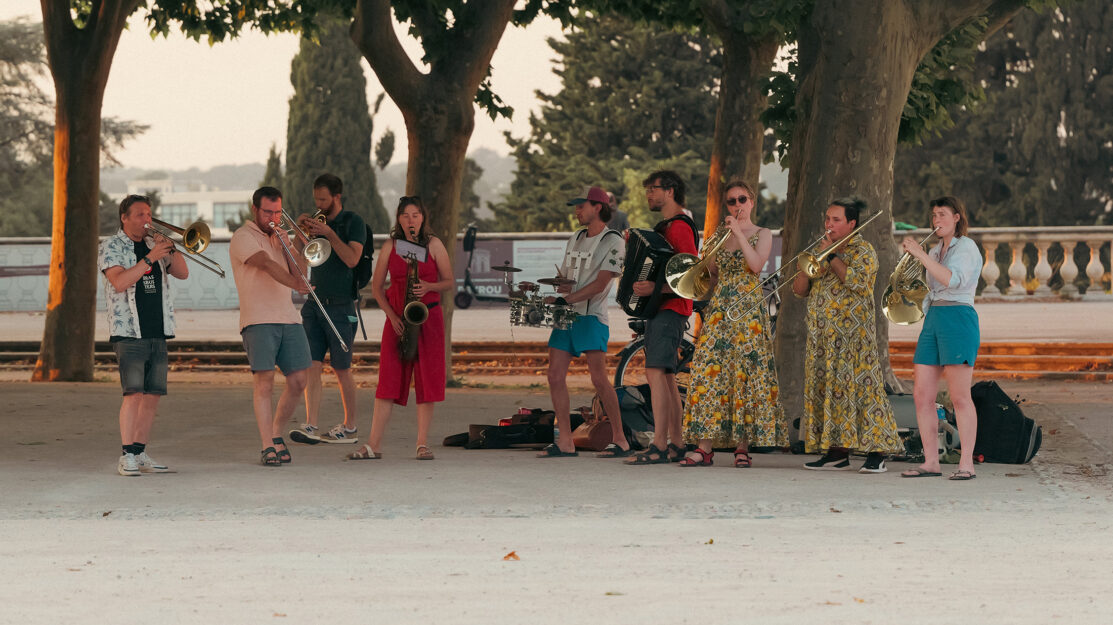 musique promenade à Montpellier