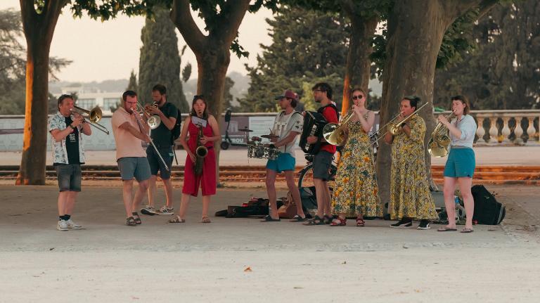 musique promenade à Montpellier