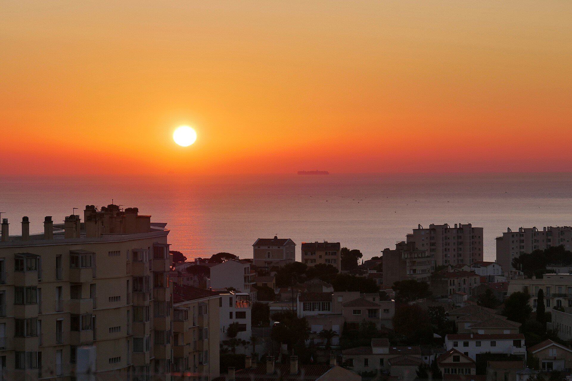 corniche hiver à Marseille