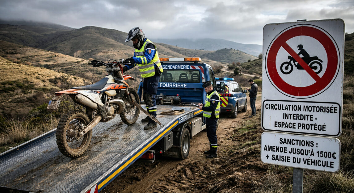 Sanctions motocross et enduro
