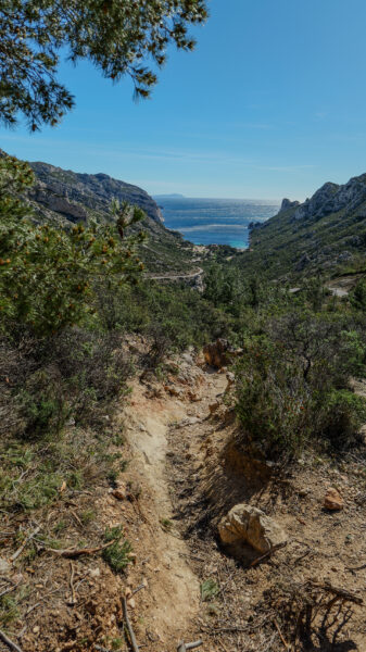 calanque de Sormiou sentier