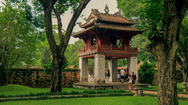 Temple de la Littérature architecture