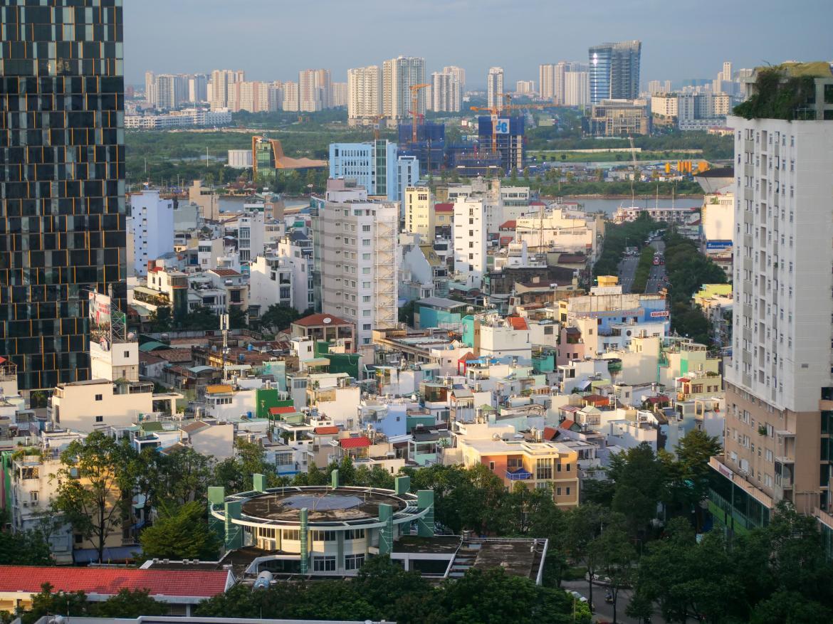 Saigon Ho Chi Minh City vu du ciel