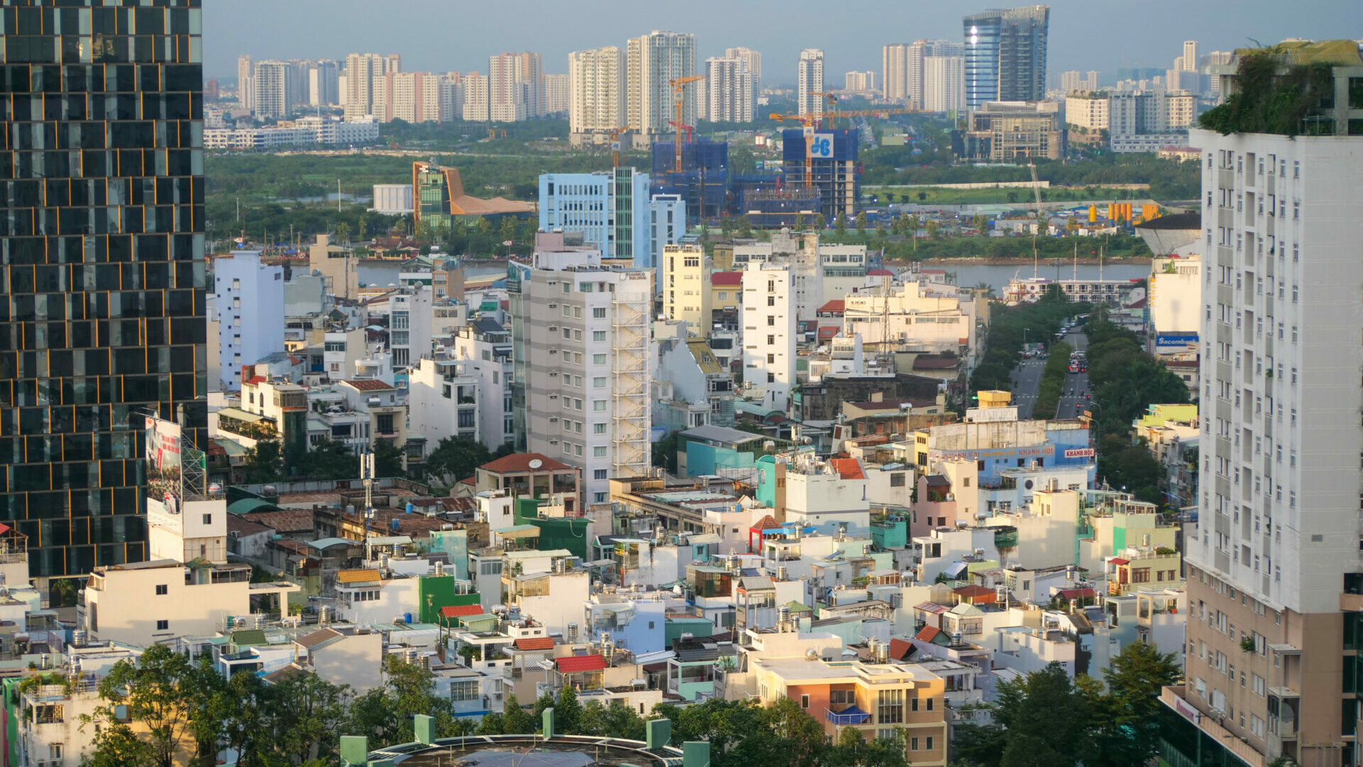 Saigon Ho Chi Minh City vu du ciel